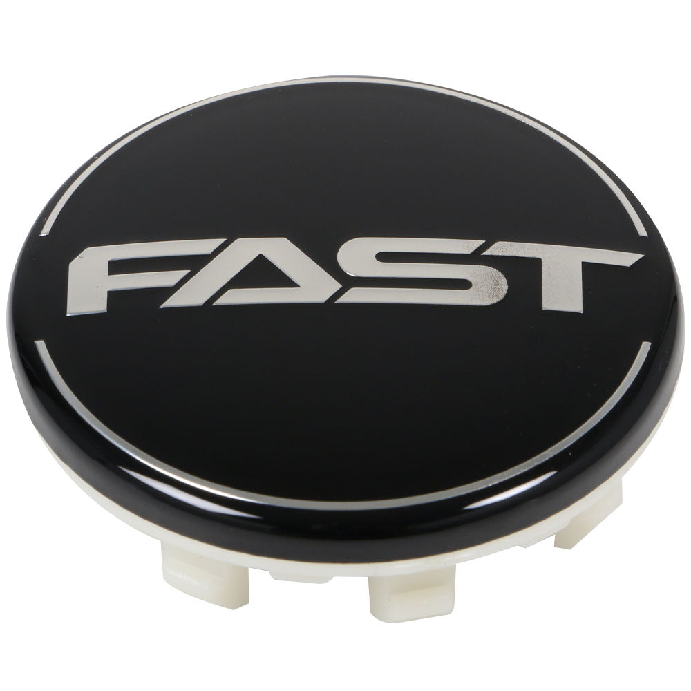 Fast Caps Sticker Beige Cap With Black Emblem With Chrome (Fast) Logo - Dome ...