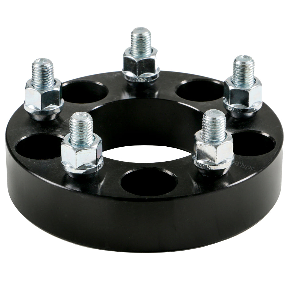 Billet Wheel Adapter-Black-5x114.3 to 5x114.3mm-Bore 74.0mm-Thickness 32mm (1.25'')-12x1.50mm