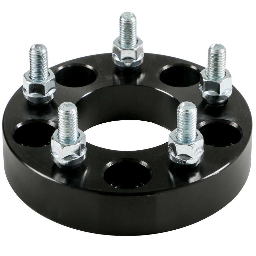 Billet Wheel Adapter-Black-5x120.65 to 5x120.65mm-Bore 74.0mm-Thickness 25mm (1.00'')-12x1.50mm