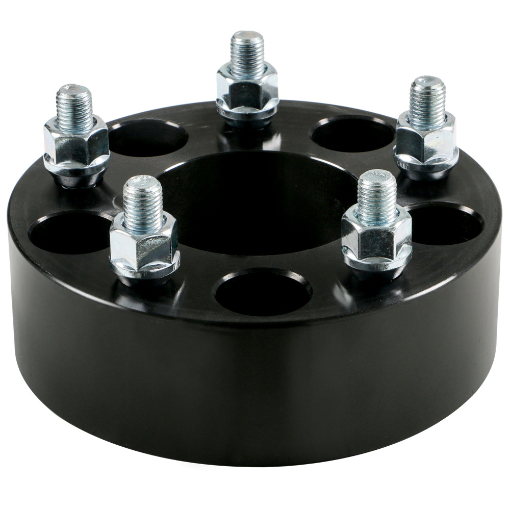 Billet Wheel Adapter-Black-5x120.65 to 5x120.65mm-Bore 74.0mm-Thickness 51mm (2.00'')-12x1.50mm