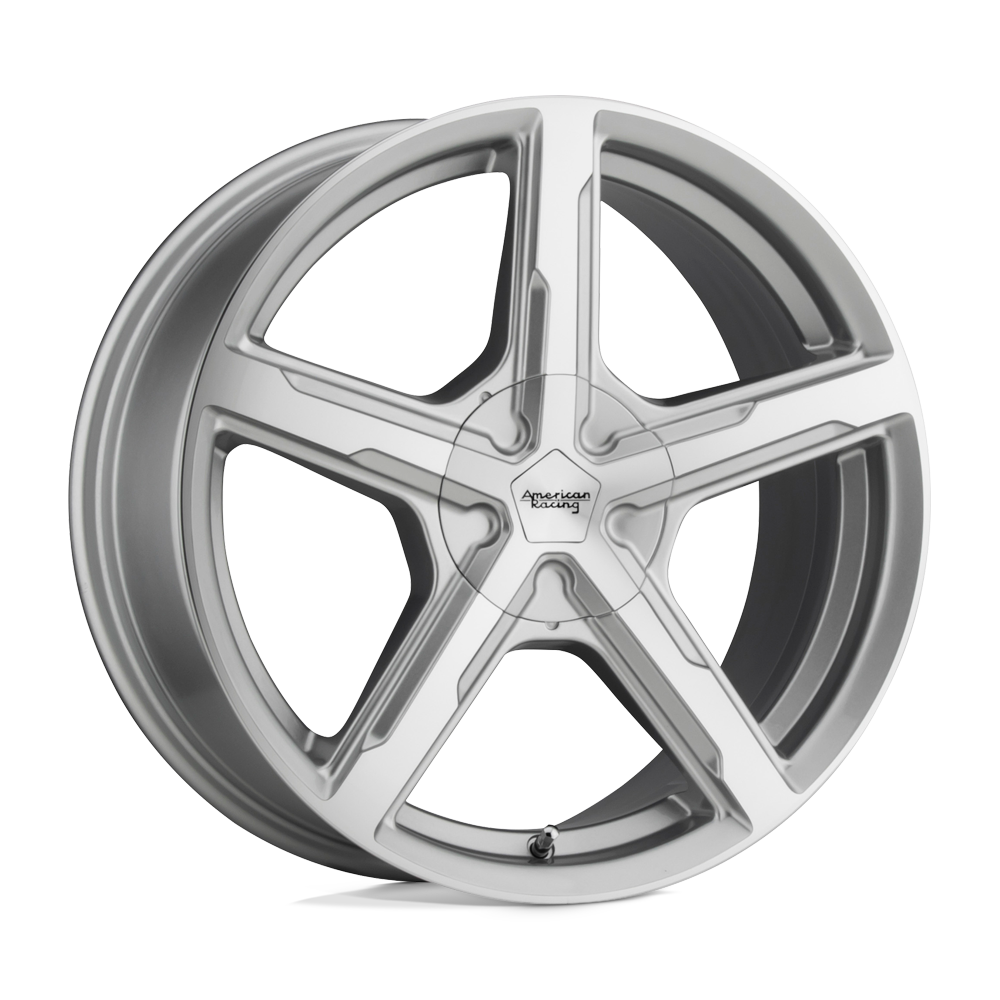 American Racing AR921 Trigger 18x8 5x115 15 72.56 Silver Machined