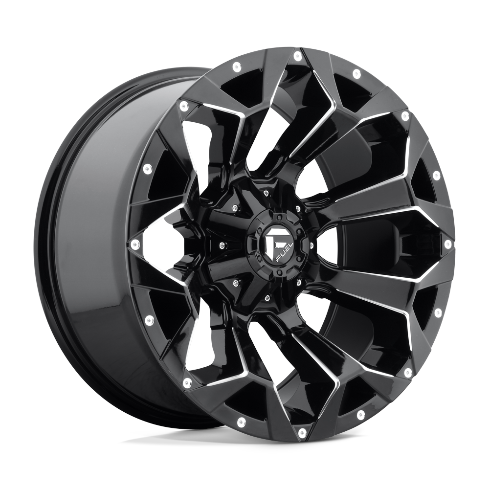 Fuel Off-Road D576 Assault 20x10 5x114.3 / 5x127 -18 78.1 Gloss Black Milled