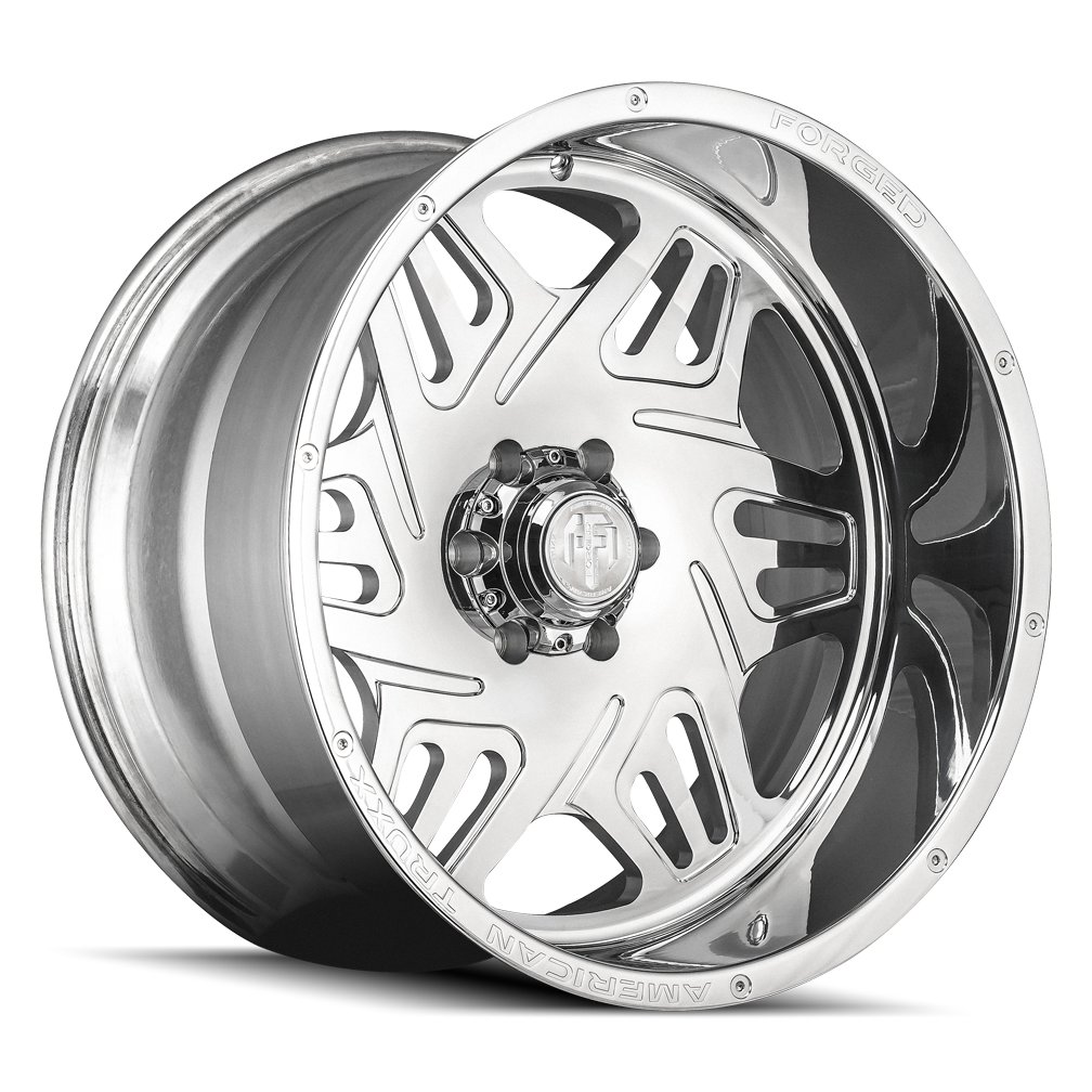 AMERICAN TRUXX FORGED ORION ATF1908 24x14 8x165.1  -76 125.2 POLISHED - TheWheelShop.ca