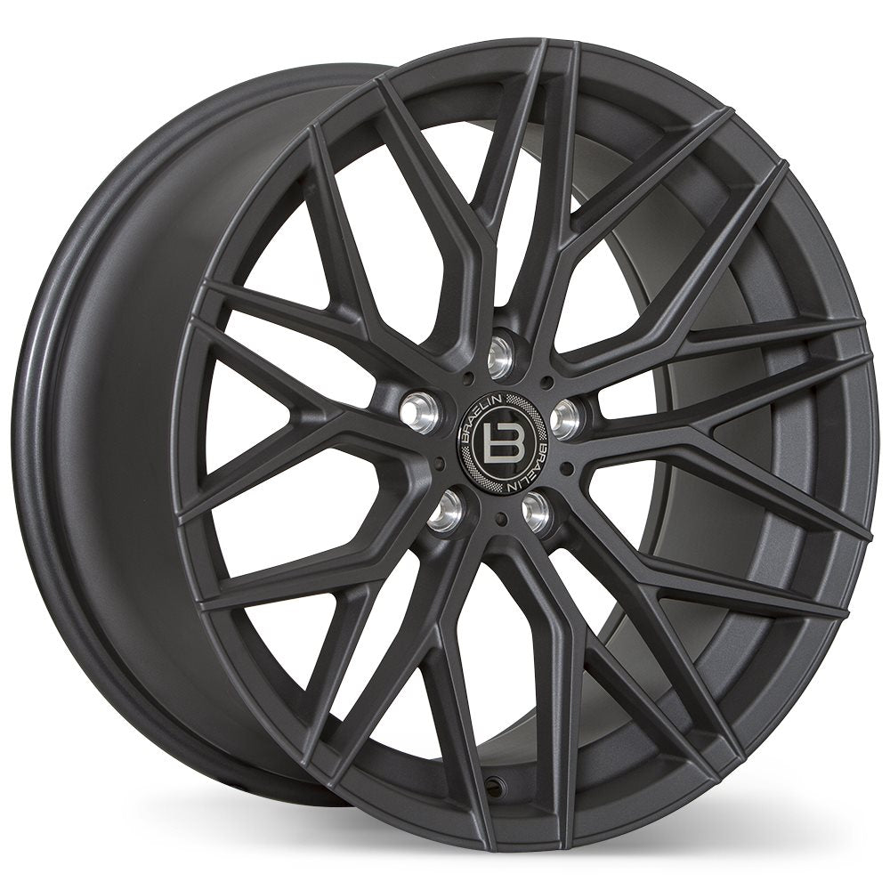 BRAELIN BR10 19X9.5 5X114.3MM +40 57.1 MATTE GRAPHITE - TheWheelShop.ca