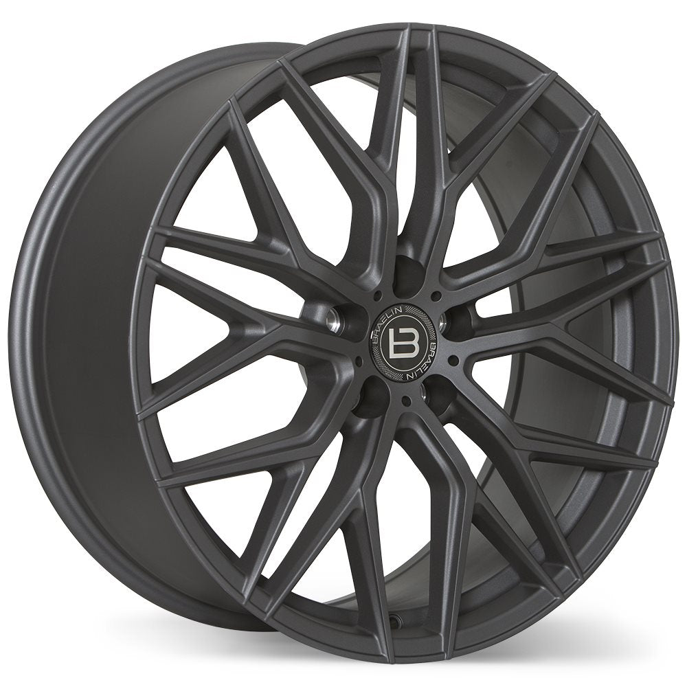 BRAELIN BR10 18X8.0 5X120MM +35 67.1 MATTE GRAPHITE - TheWheelShop.ca