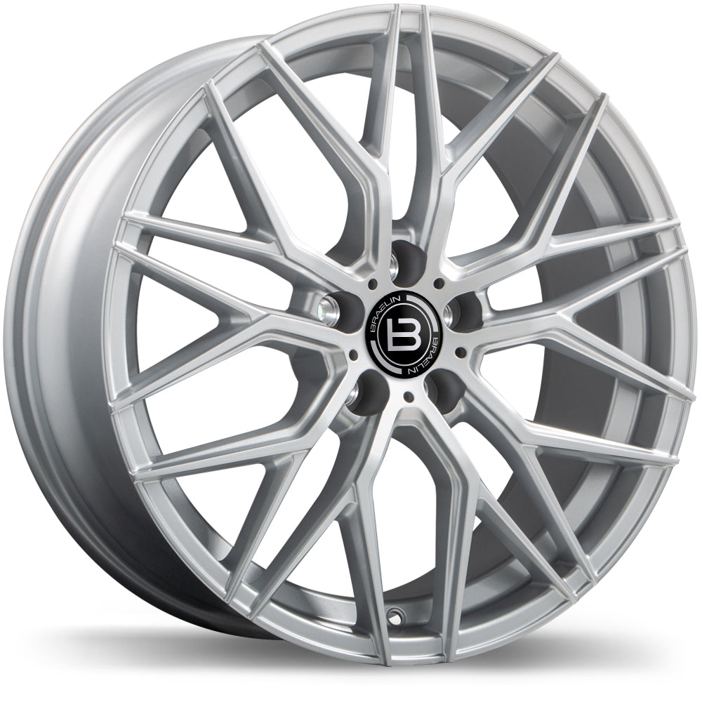 BRAELIN BR10 19X8.5 5X114.3MM +45 60.1 GLOSS SILVER