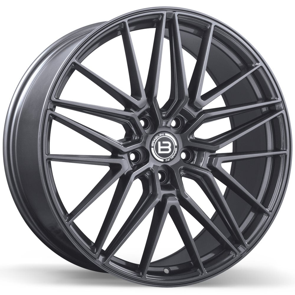 BRAELIN BR13 22X9.0 5X114.3MM +45 71.5 DARK GREY - TheWheelShop.ca