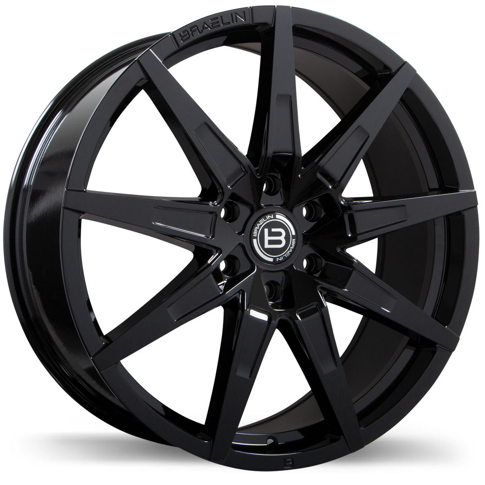 BRAELIN BR15 20X8.5 6X135MM +30 87.1 GLOSS BLACK