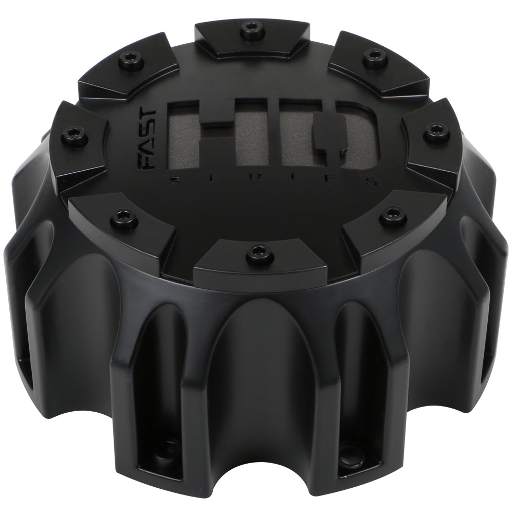 Satin Black Cap With Satin Black Hardware And Gunmetal Fast HD Series Logo - C-1642PF0FVFX-1