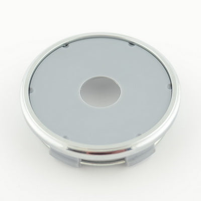 Grey & Chrome Cap (Emblem Separate) - C-593PC7GC