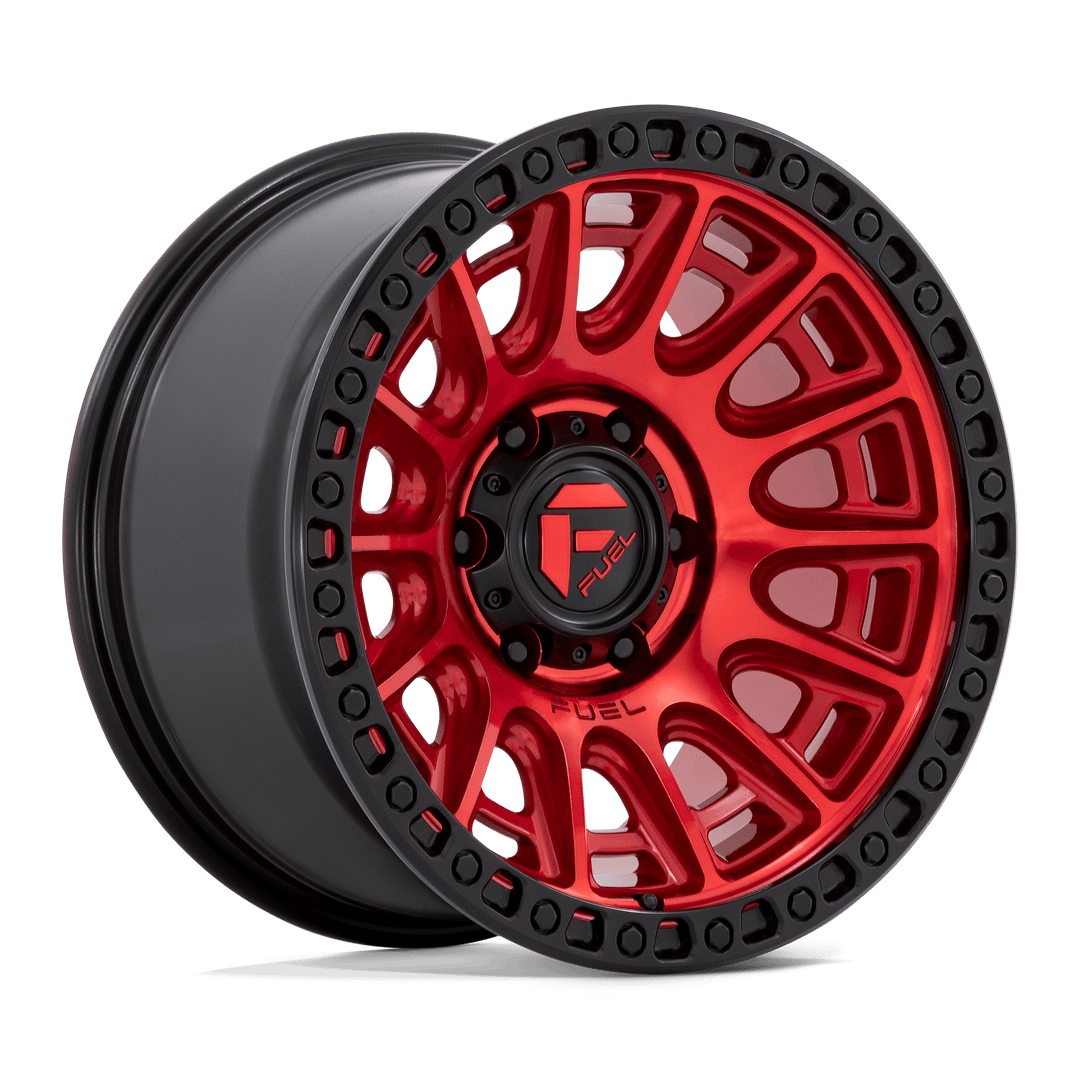 Fuel Off-Road D834 Cycle 17x8.5 6x120 34 66.9 Candy Red With Black Ring
