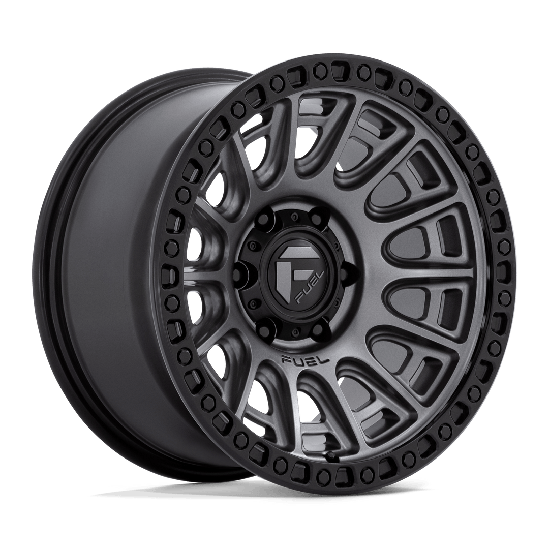 Fuel Off-Road D835 Cycle 17x8.5 6x120 34 66.9 Matte Gunmetal With Black Ring