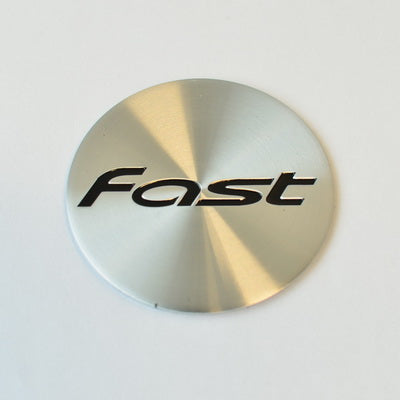 Machine Emblem With Black (Fast) Logo - Flat
