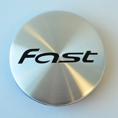 Machined Emblem With Black (Fast) Logo - Dome