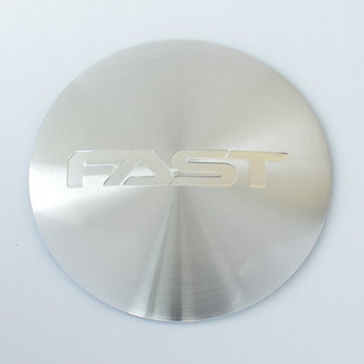 Machined Emblem With Chrome (FAST) Logo - Dome