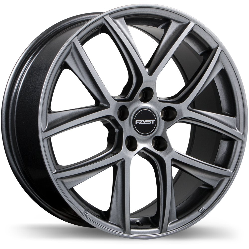 Fast Wheels Tactic 16x6.5 5x114.3mm +45 67.1 Titanium – The Wheel Shop ...