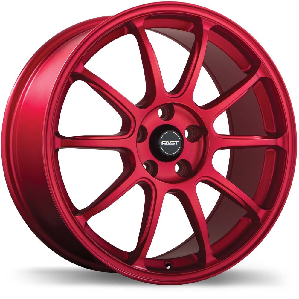 Fast Wheels Dime 18x8.0 5x114.3mm +35 72.6 Matte Red