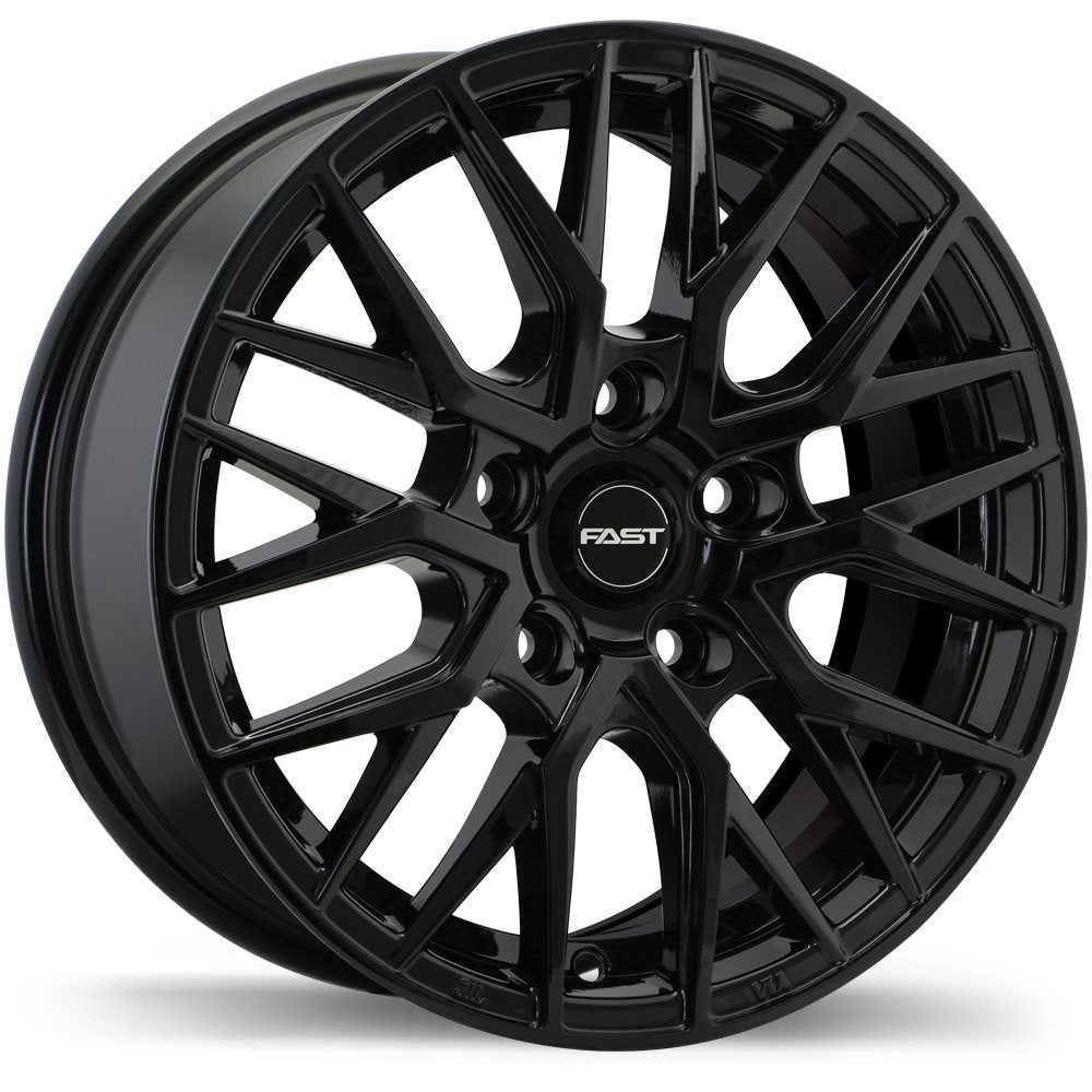 Fast Wheels Tronic 15x6.5 5x112mm +40 57.1 Gloss Black
