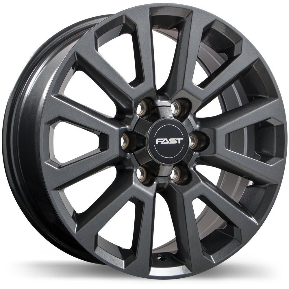 Fast Wheels Storm Ii 20x8.5 6x135mm +35 87.1 Gloss Gunmetal – The Wheel ...