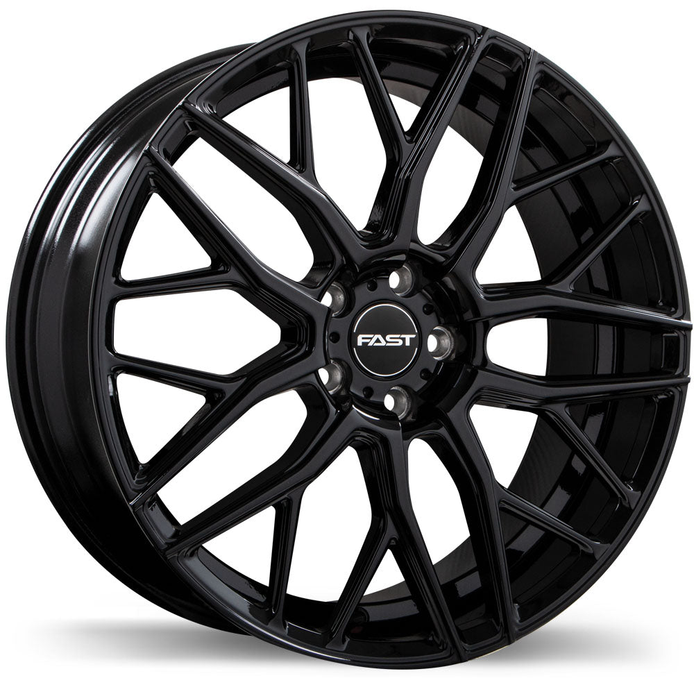 Fast Wheels Vybz 19x8.5 5x114.3mm +40 72.6 Gloss Black