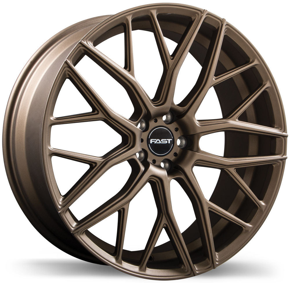Fast Wheels Vybz 20x8.5 5x114.3mm +40 72.6 Textured Bronze