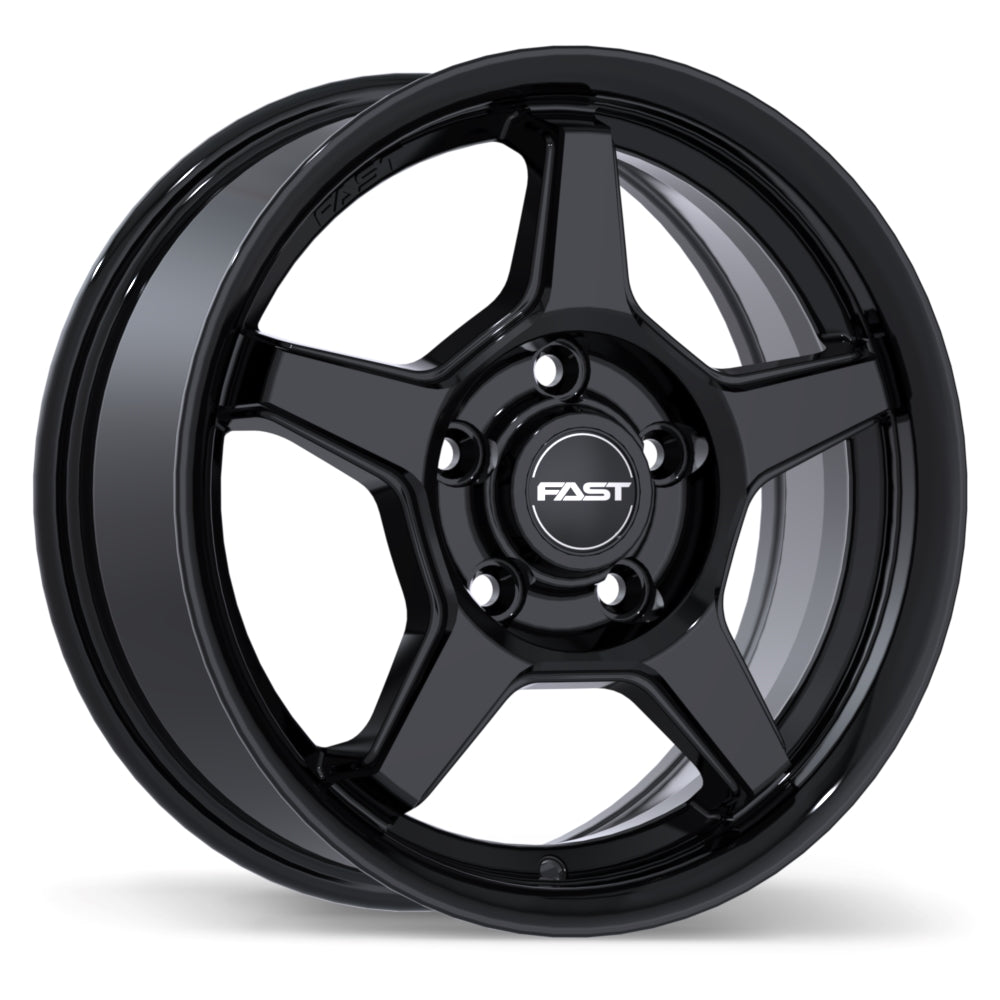 Fast Wheels Flair 15x6.0 5x114.3mm 40 67.1 Gloss Black