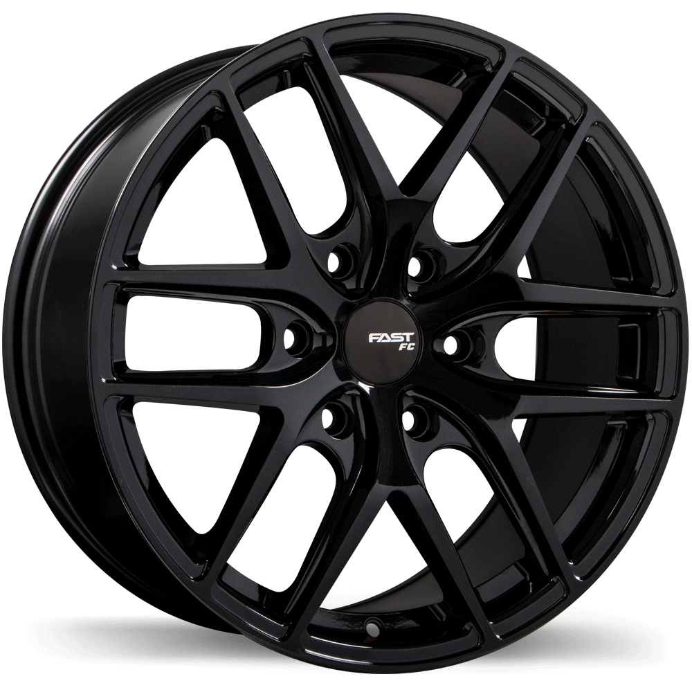 Fast Wheels Fc04x 20x8.5 6x139.7mm +15 78 Metallic Black