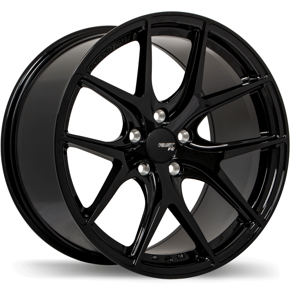 Fast Wheels Fc04 19x9.5 5x114.3 +35 72.6 Metallic Black
