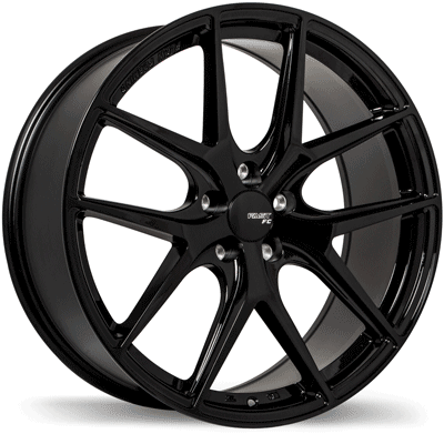 Fast Wheels Fc04 18x8.0 5x108mm +30 72.6 Metallic Black