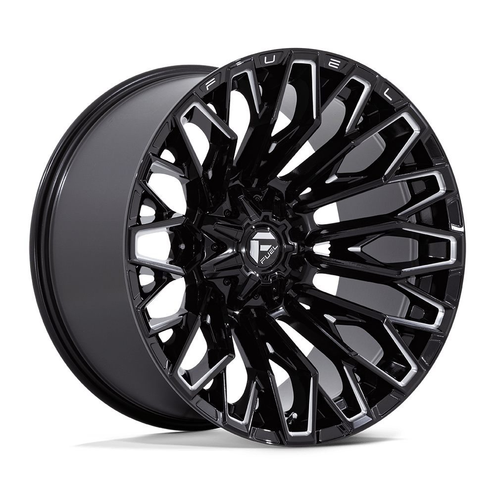 Fuel 1PC Fc865 Strike 22x12 5x114.3 / 5x127 -44 78.1 Gloss Black Milled