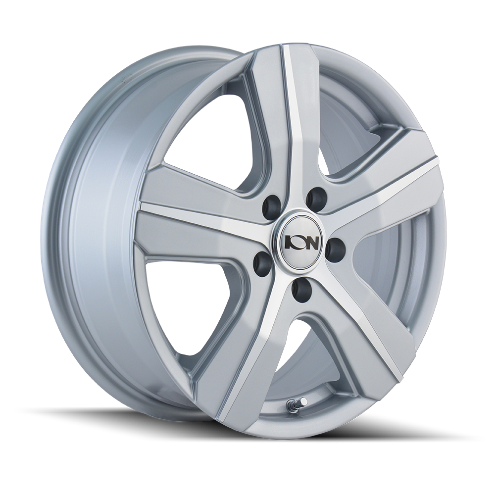 ION TYPE 101 16x7 5x160  55 65.1 SILVER/MACHINED FACE - TheWheelShop.ca