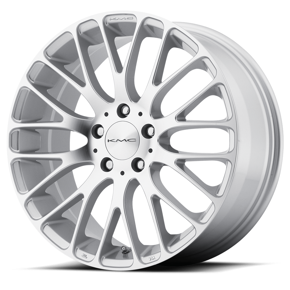 KMC Km693 Maze 20x8.5 5x114.3 40 72.56 Silver W/ Machined Face