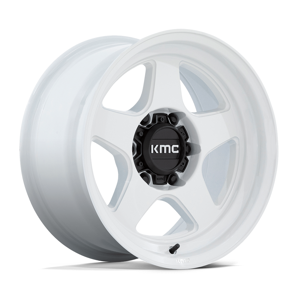 KMC KM728 Lobo 17x8.5 6x135 -10 87.1 Gloss White