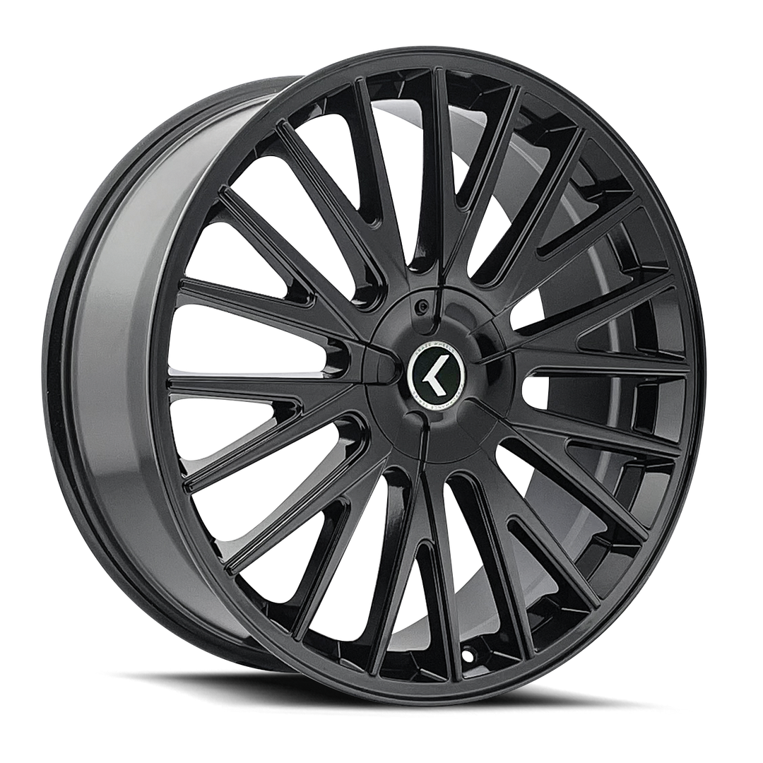 Kraze Double Down KR185 22x8.5 5x100 5x114.3 38 73 Gloss Black