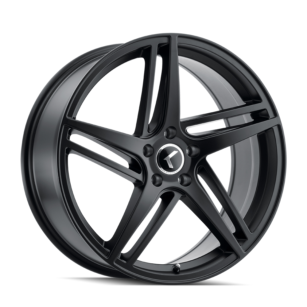 Kraze Milano KR195 20x8.5 5x114.3 38 72.62 Satin Black