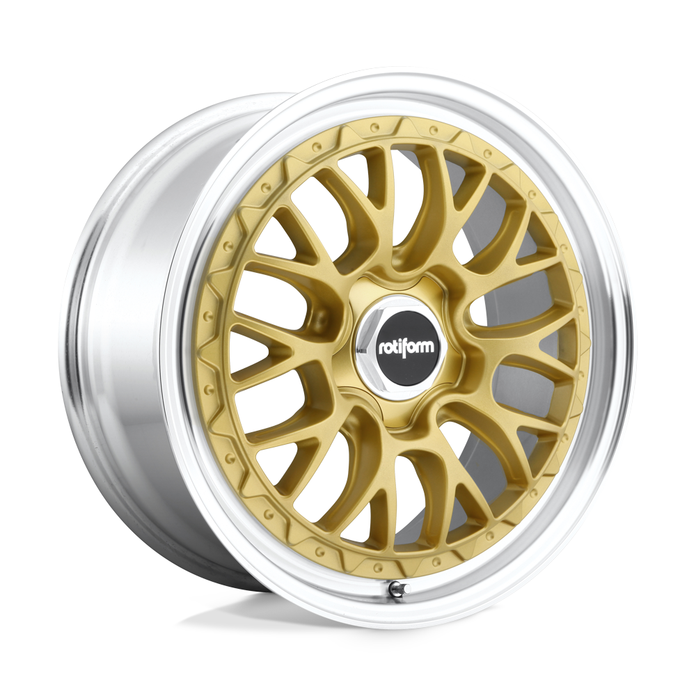 Rotiform 1PC R156 LSR 18x8.5 5x114.3 35 72.56 Matte Gold Machined