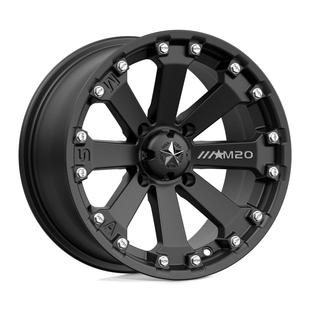 MSA Offroad Wheels M20 Kore 14x7 4x137 0 112.1 Satin Black