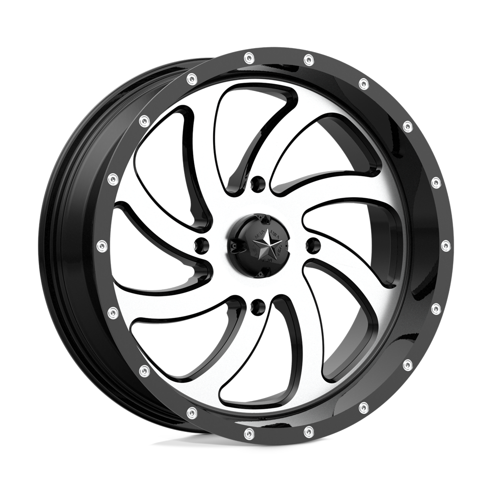 MSA Offroad Wheels M36 Switch 20x7 4x156 0 132 Machined Gloss Black