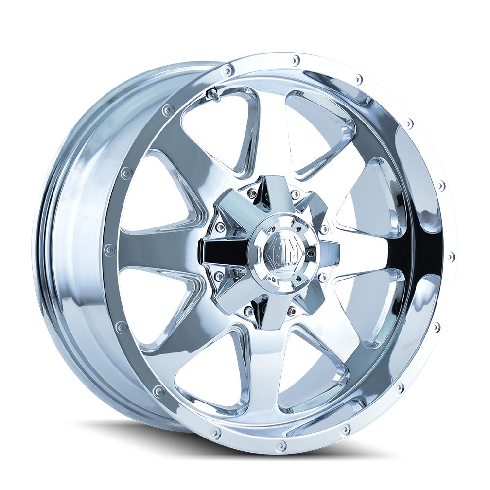 MAYHEM TANK 8040 18x9 5x114.3 5x127 10 87 CHROME - TheWheelShop.ca