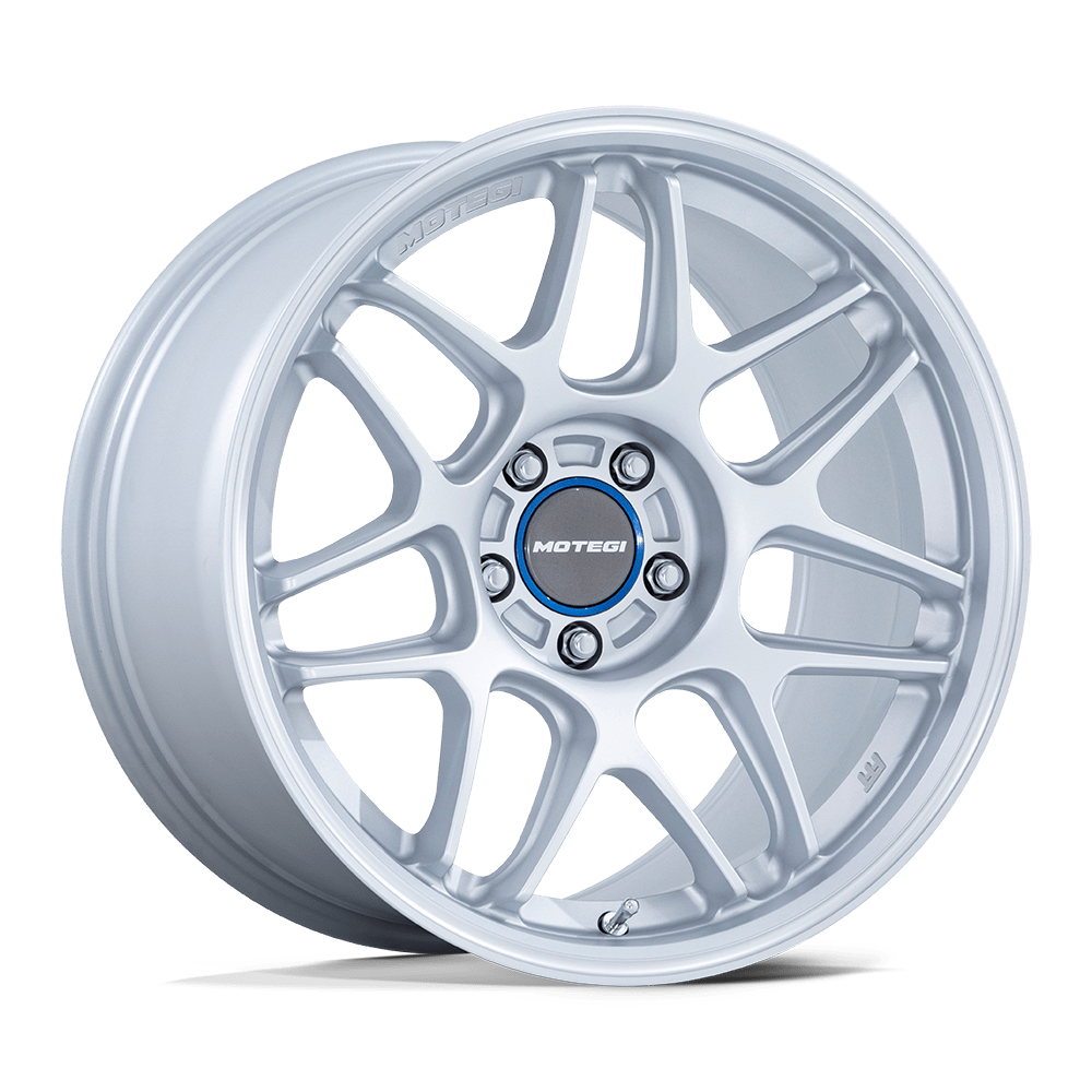 Motegi Mr158 Tsubaki 18x10.5 5x114.3 25 72.56 Hyper Silver W/ Machined Lip