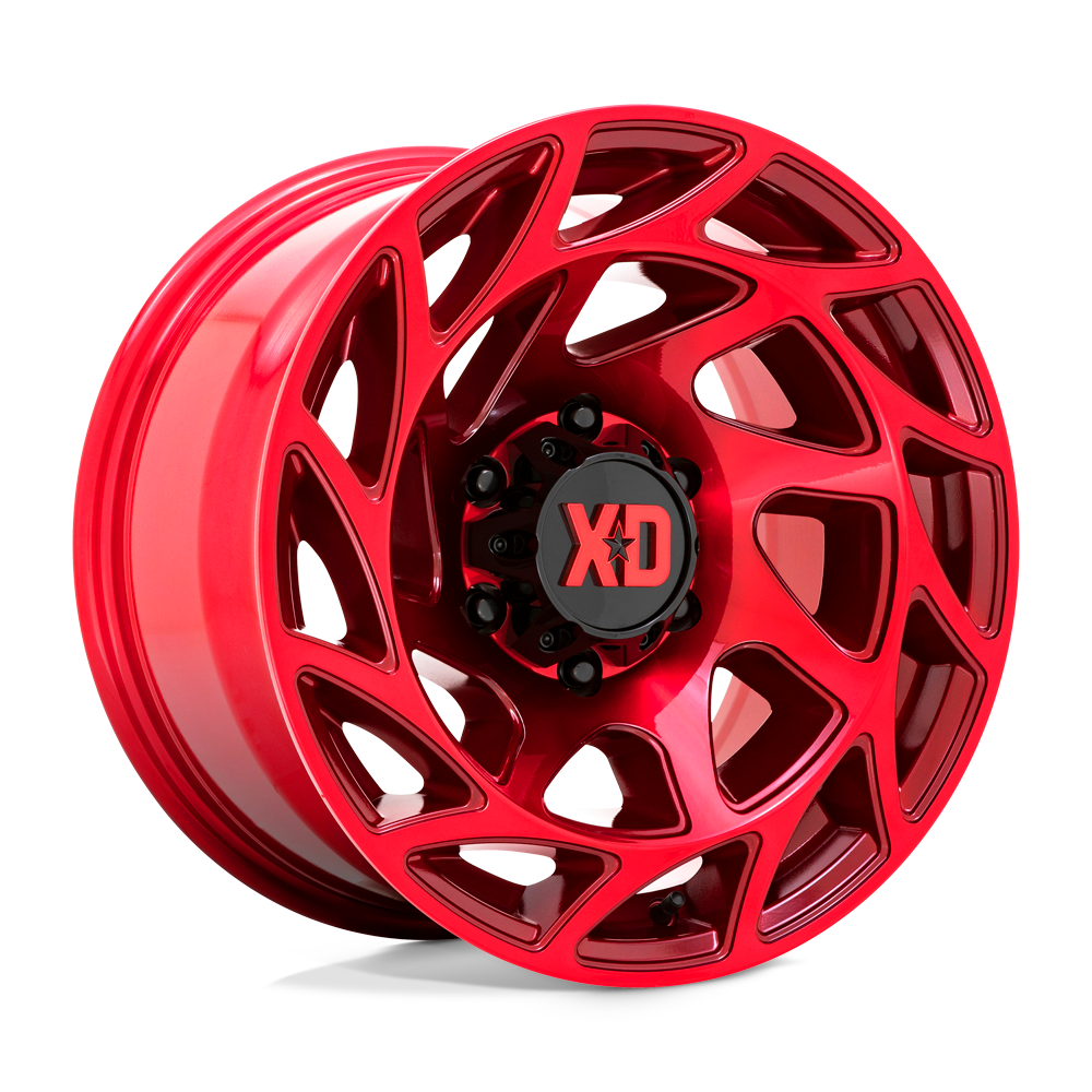 XD WHEELS XD860 ONSLAUGHT 17X9 5X127 -12 71.5 CANDY RED