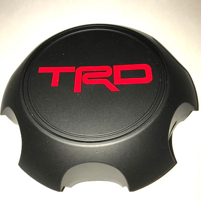 OEM Toyota Cap- Matte Black With Red TRD Logo