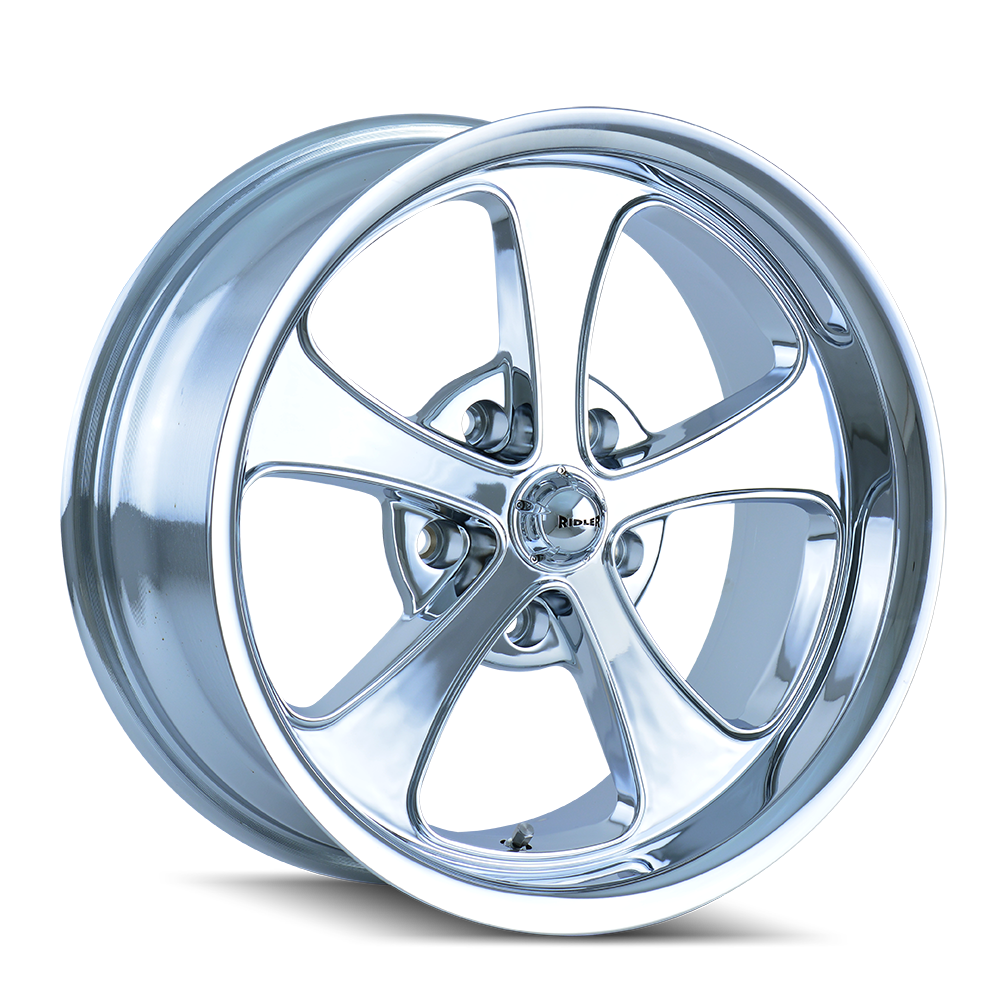 RIDLER 645 17x8 5x120.65  0 83.82 CHROME - TheWheelShop.ca