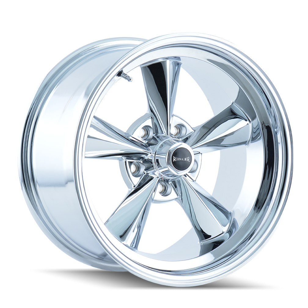 RIDLER 675 17x9.5 5x120.65  -5 83.82 CHROME - TheWheelShop.ca