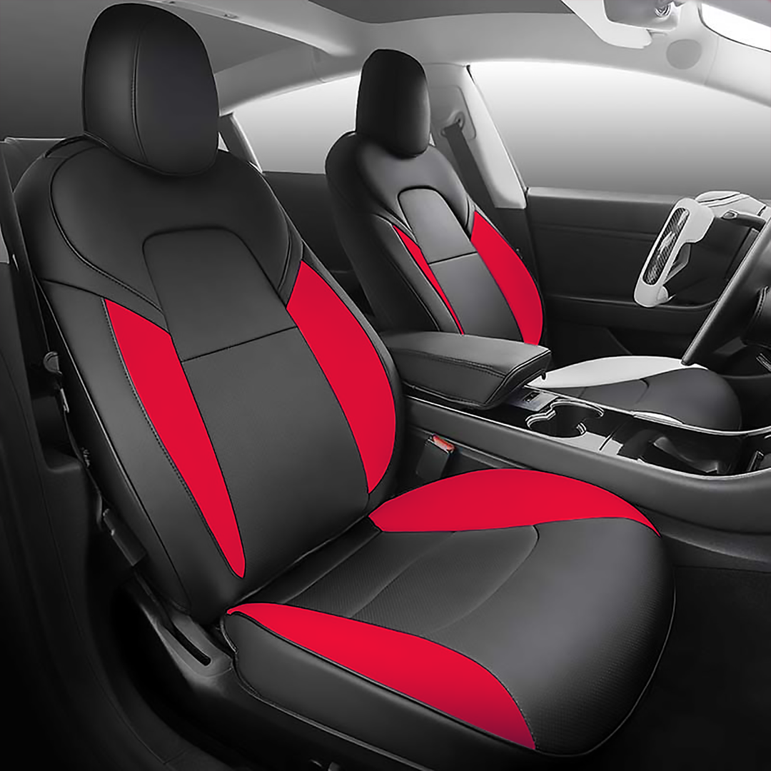 Car Seat Cover Set | Model Y - CARBONE PRESTIGE