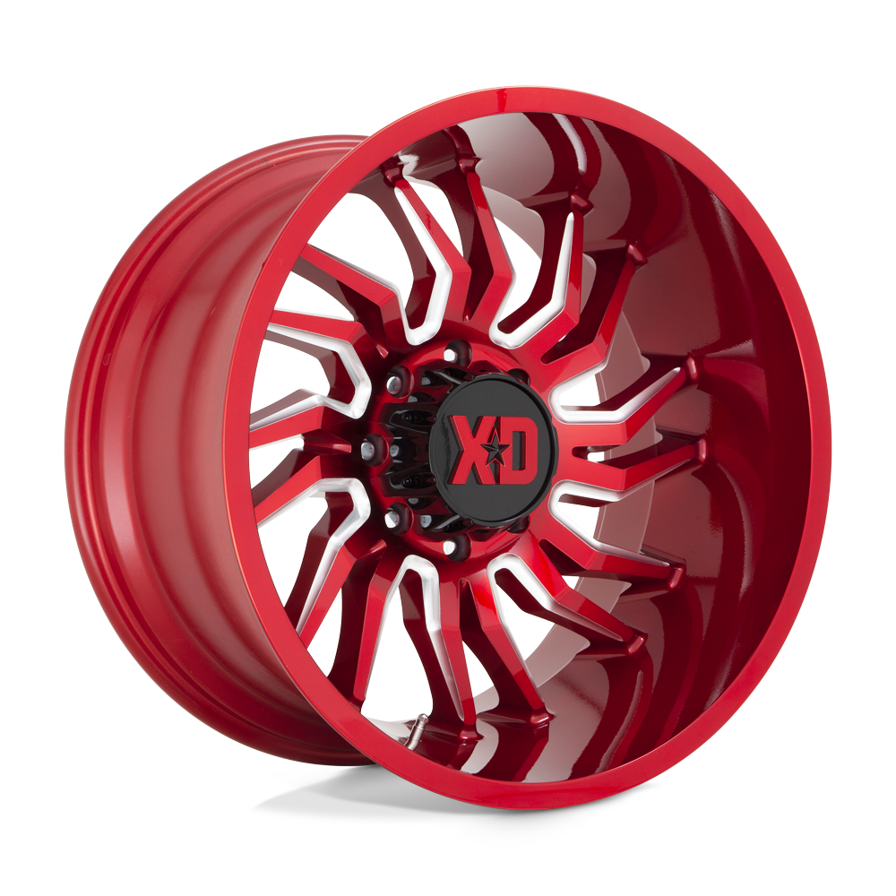 XD WHEELS XD858 TENSION 20X10 6X135 -18 87.1 CANDY RED MILLED