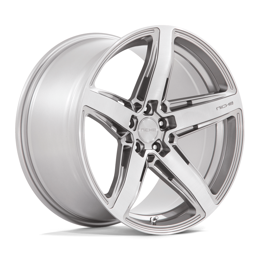 Niche 1PC M270 Teramo 20x10.5 5x114.3 20 72.56 Anthracite Brushed Face Tint Clear