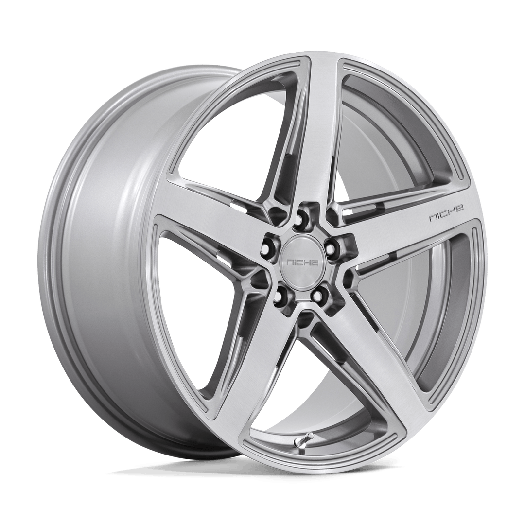 Niche 1PC M270 Teramo 20x10.5 5x114.3 30 72.56 Anthracite Brushed Face Tint Clear