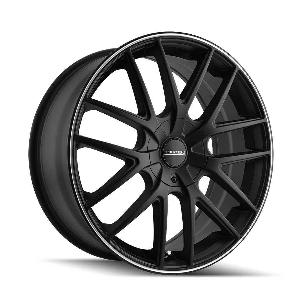 TOUREN TR60 3260 18x8 5x112 5x120 40 74.1 MATTE BLACK/MACHINED RING - TheWheelShop.ca