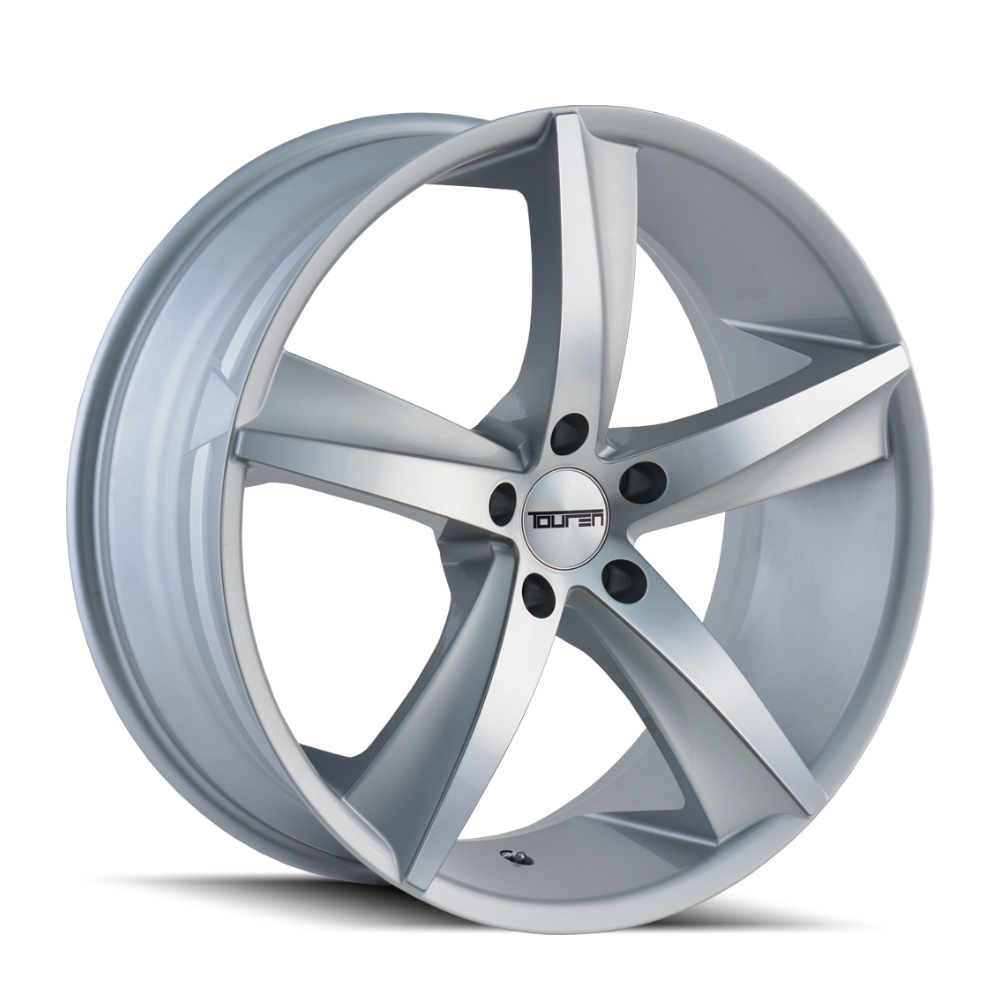 TOUREN TR72 3272 20x10 5x120  20 74.1 GLOSS SILVER/MACHINED FACE - TheWheelShop.ca